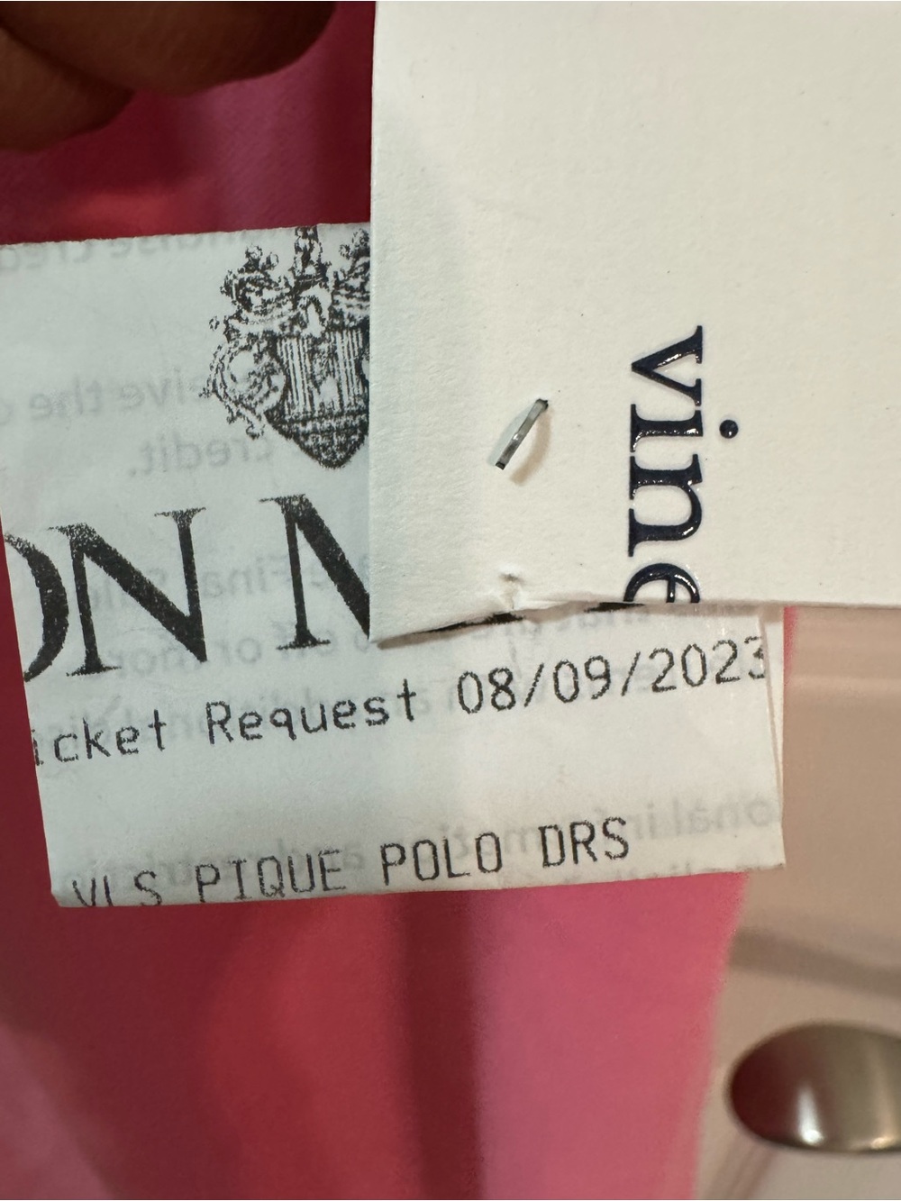 Vineyard Vines Sleeveless Pink Pique Polo T-shirt Dress Size small - Picture 7 of 11